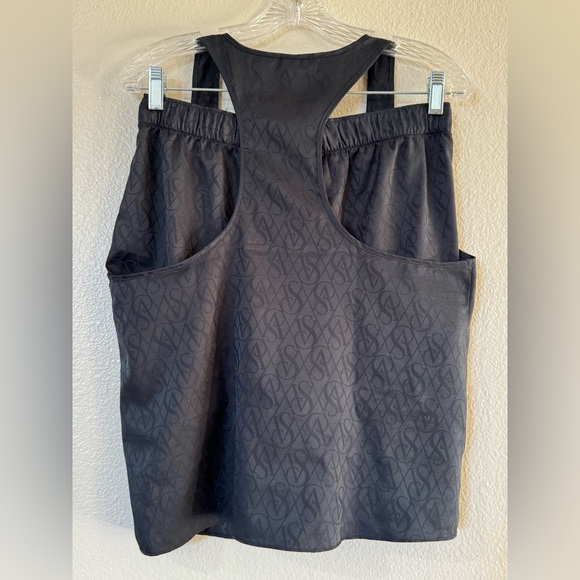 VS Victoria's Secret Satin VS Logo Pajama Set Sz M - Picture 6 of 10